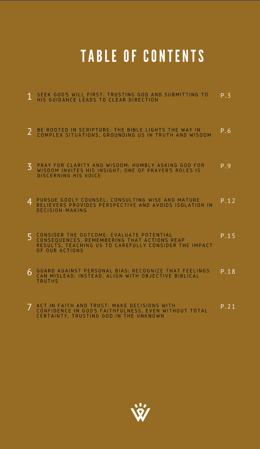 Free Download - 7 Biblical Principles for Making Wise Decisions