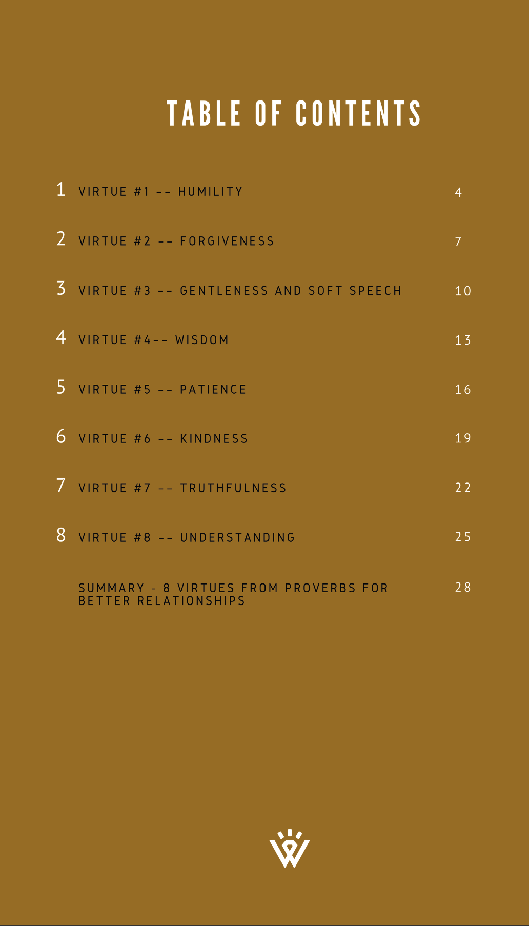 Free Download - 8 Virtues from Proverbs for Better Relationships