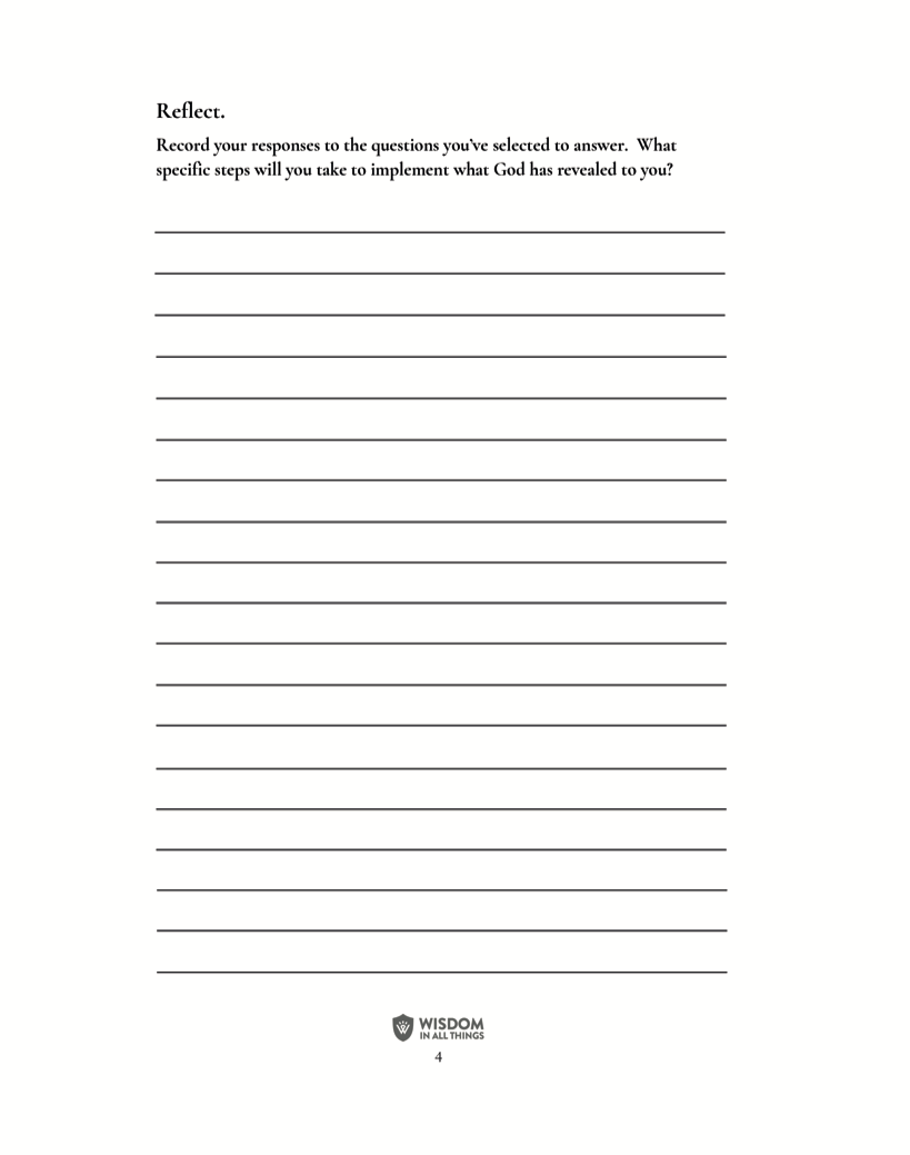 The Word on Wisdom - NT - BOOK